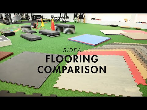 Flooring Comparison - Sidea Fitness