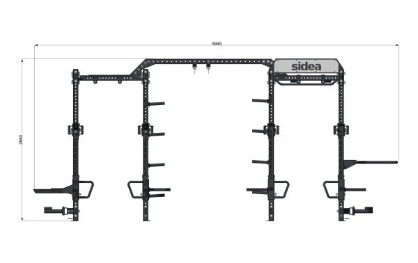 Fitness konstrukce Sidea High Performance Bridge Rack | BODYKING FITNESS