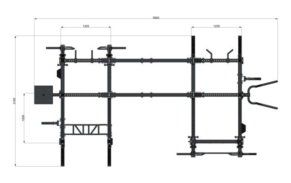 Fitness konstrukce Sidea High Performance Bridge Rack | BODYKING FITNESS